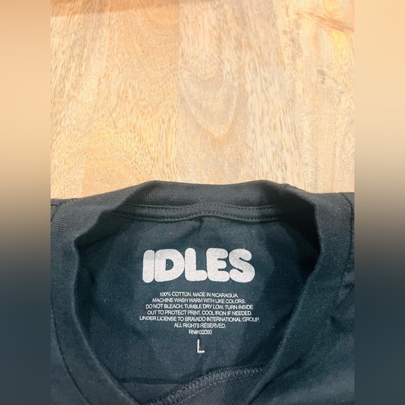 IDLES Love Is The Fing 2024 Official Tour Merch T Shirt Size Large - Picture 3 of 4
